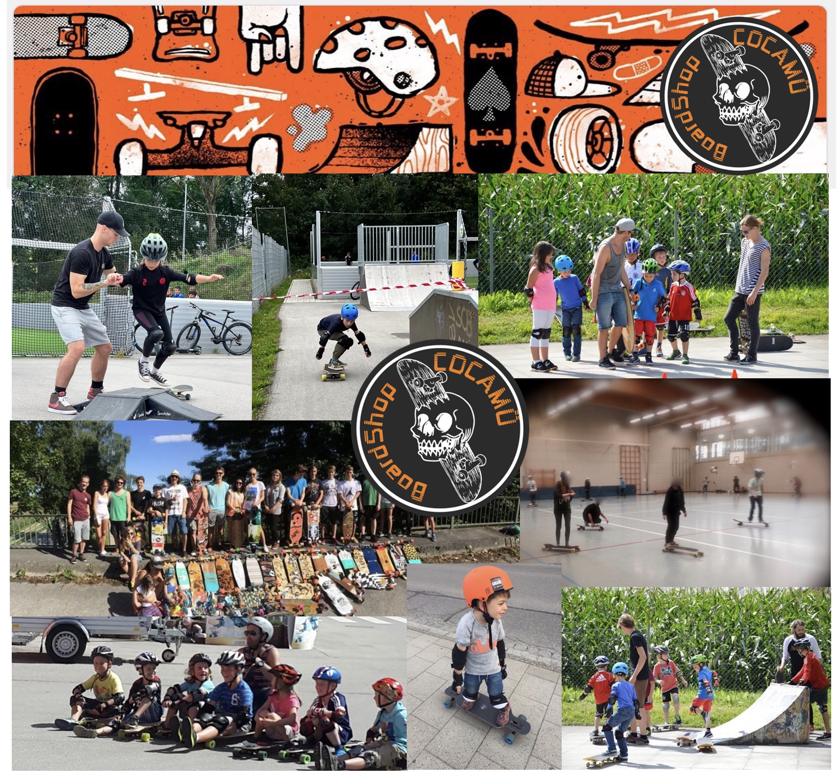 UNTERRICHT/WORKSHOPs Skate-Longboard